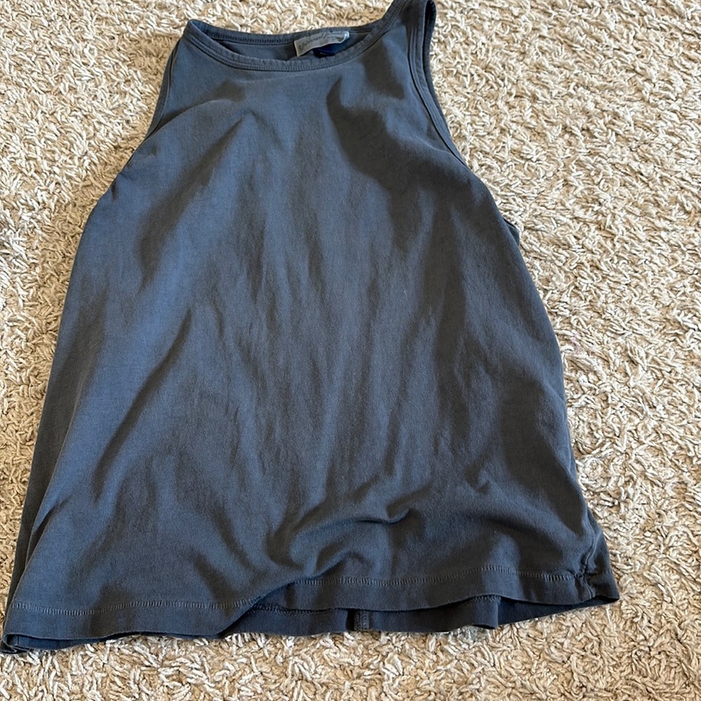 Dark grey tank top